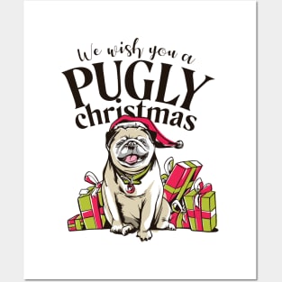 PUGLY CHRISTMAS Posters and Art